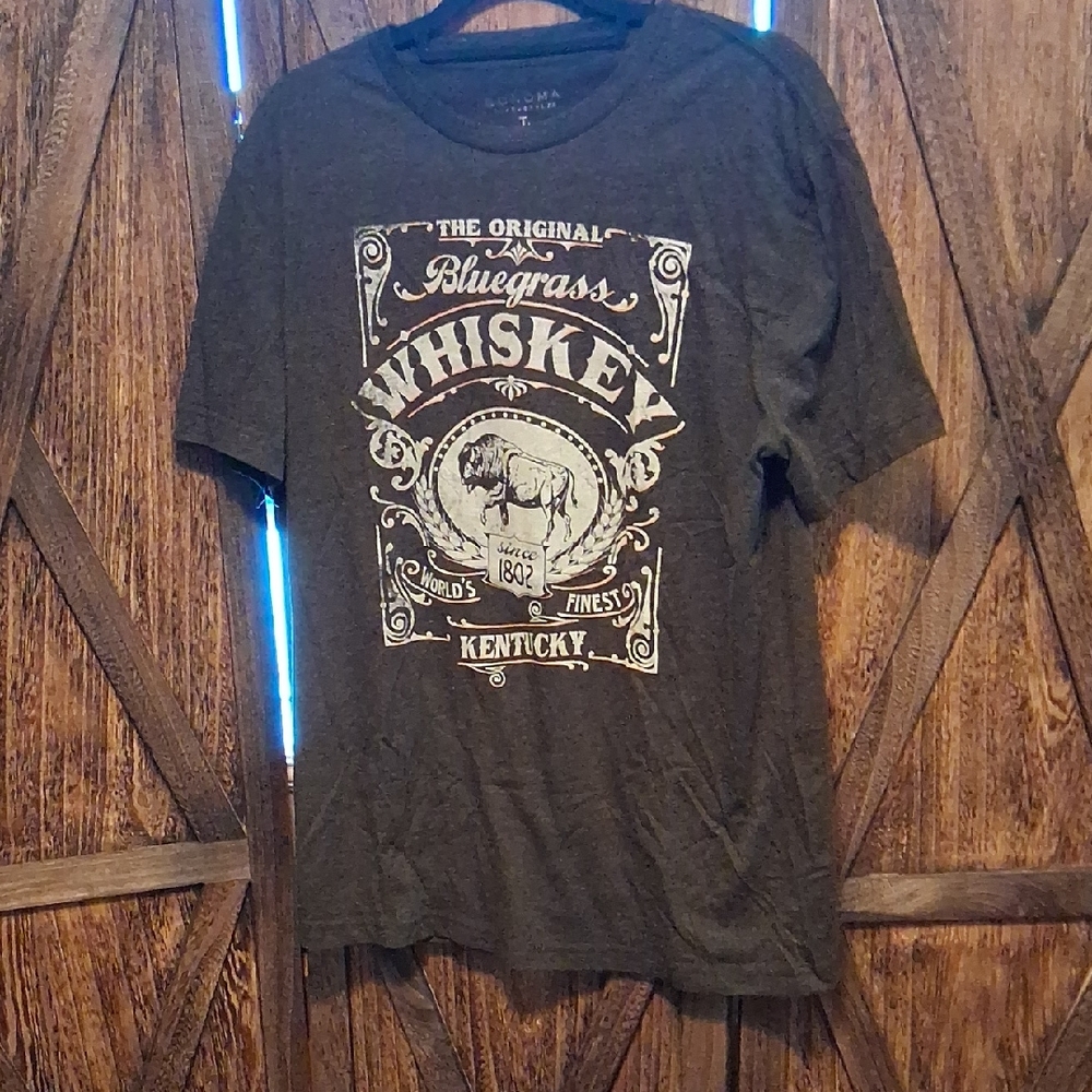 Soma Bluegrass Whiskey Graphic Tee - Dark Gray